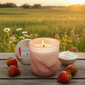Date Night | Candle 10oz | Frosted Pink Swirl