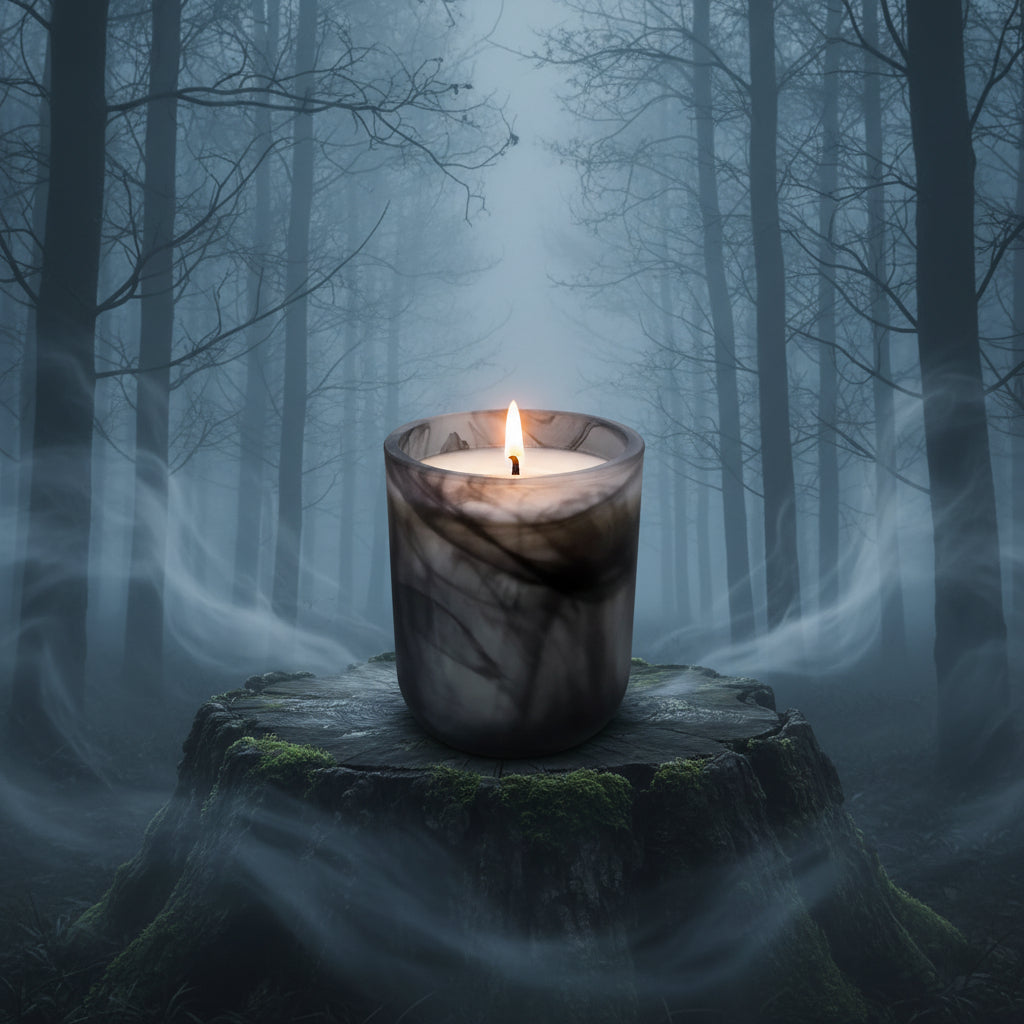 Midnight Seduction | Candle 10oz | Frosted Black Swirl