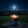Once In A Blue Moon | Candle 10oz | Frosted Black Swirl